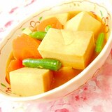 リメイク❤高野豆腐とカレーと小松菜のスープ❤